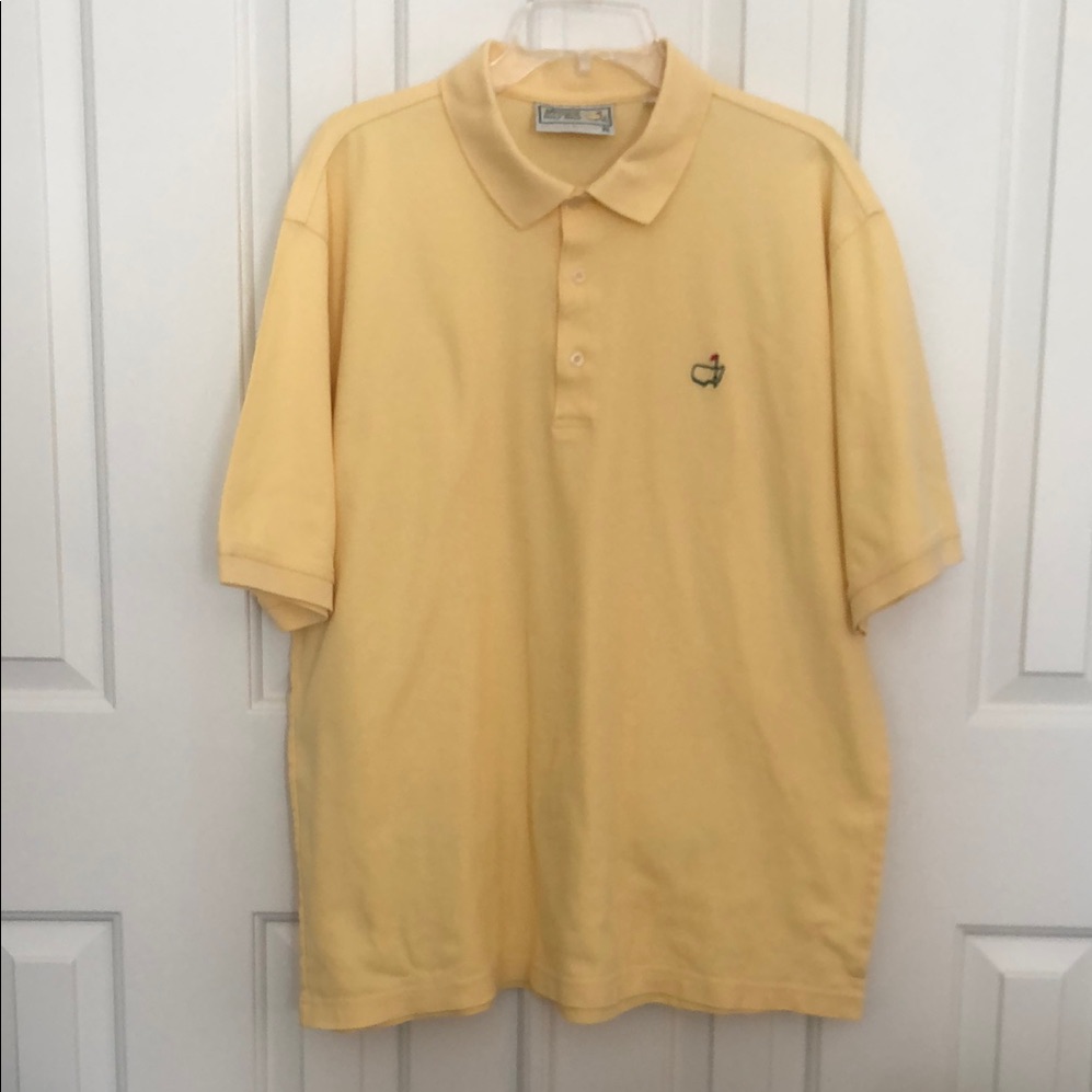 Yellow Masters Golf Shirt